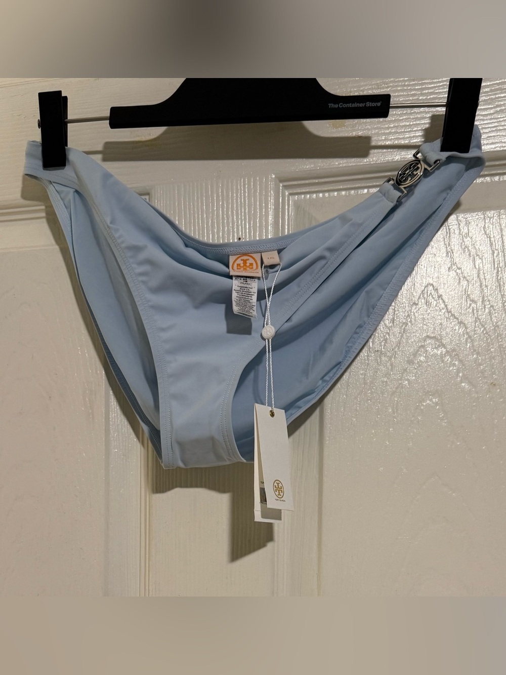 NWT Tory Burch Sky Blue Bikini Bottom SIZE L #summer